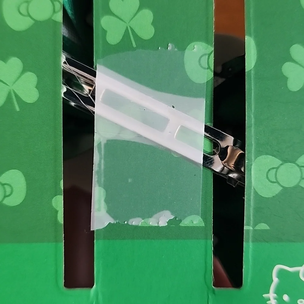 Hello Kitty Green Patterned Bow Hair Clip for Kids